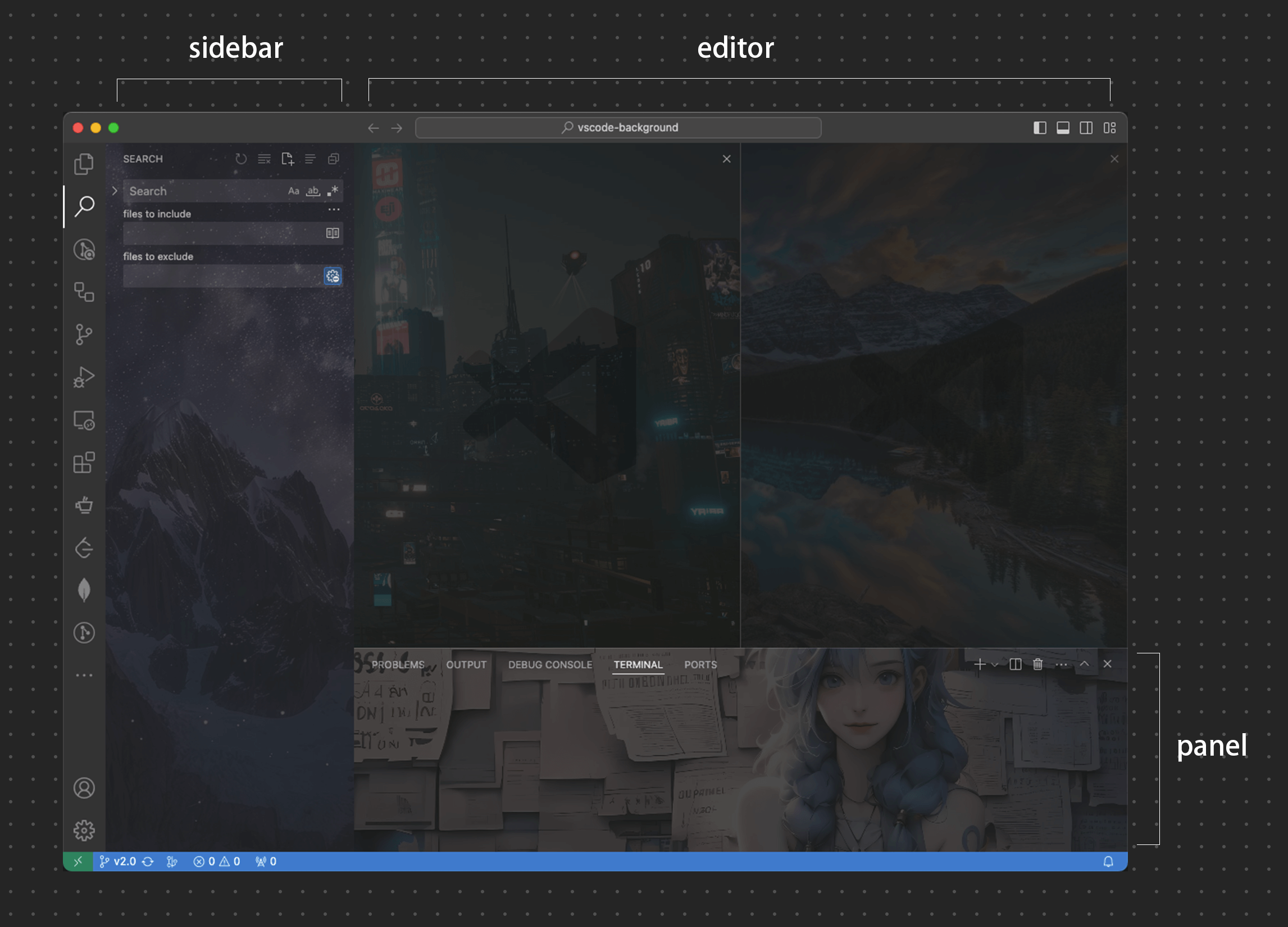 vscode-background v2 | 闲暇时候的文章